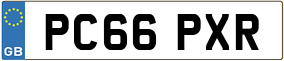 Truck License Plate